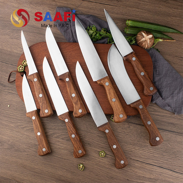 G&uuml;l Ağacı Saplı 8 İn&ccedil; Şef Bı&ccedil;ağı