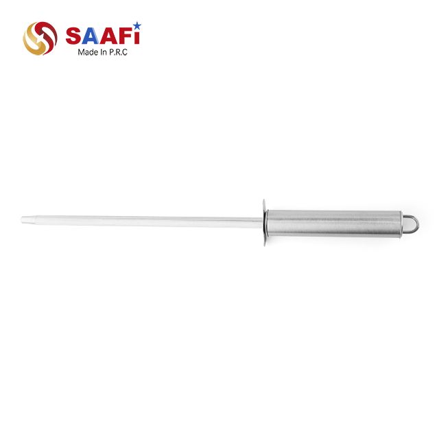 Ergonomik Saplı Paslanmaz &Ccedil;elik Bı&ccedil;ak Bileme &Ccedil;ubuğu – Hafif 19cm Honlama &Ccedil;eliği