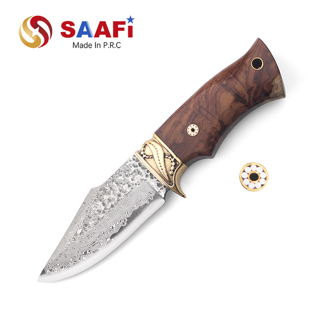 Cuchillo de caza hecho a mano