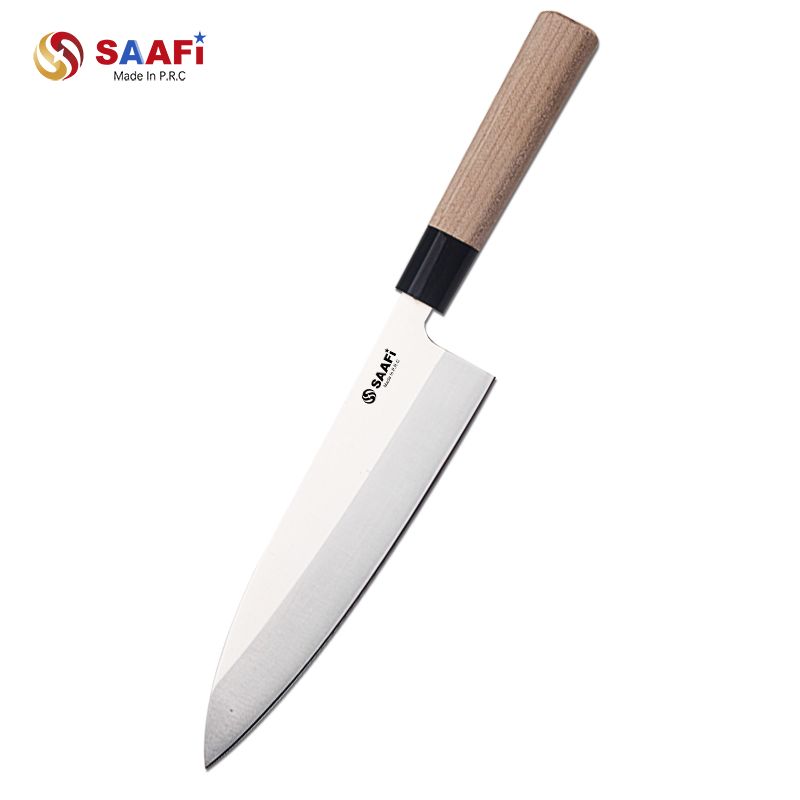 Japon Stili Şef Bı&ccedil;ağı – Ahşap Saplı &Ccedil;ok Ama&ccedil;lı Santoku Mutfak Bı&ccedil;ağı